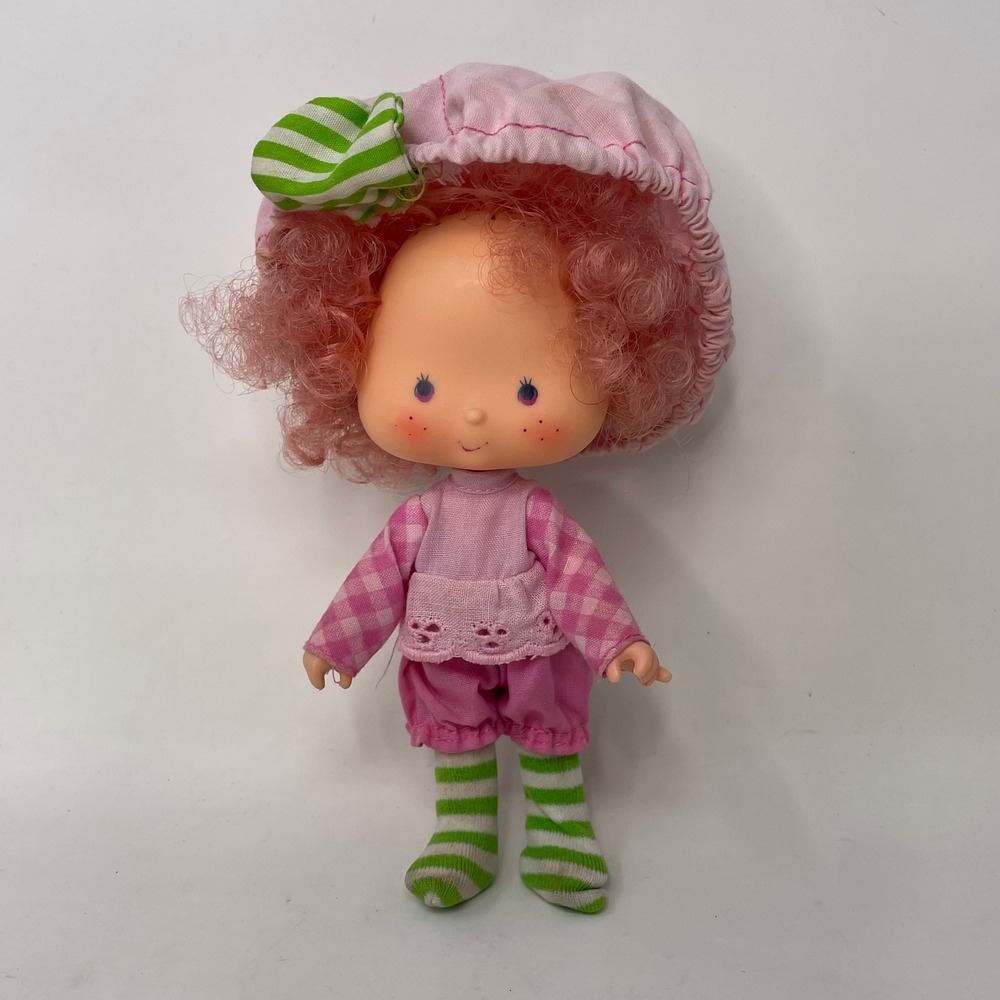 Vintage Strawberry Shortcake Raspberry Tart Doll 1980s Kenner Pink‎ Hair Toy